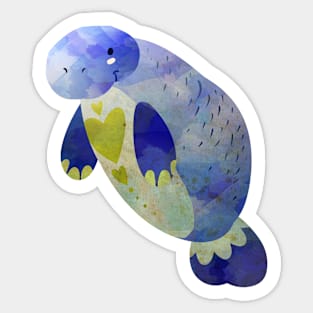 MANATEE - THE MIGHTY SEA-COW Sticker